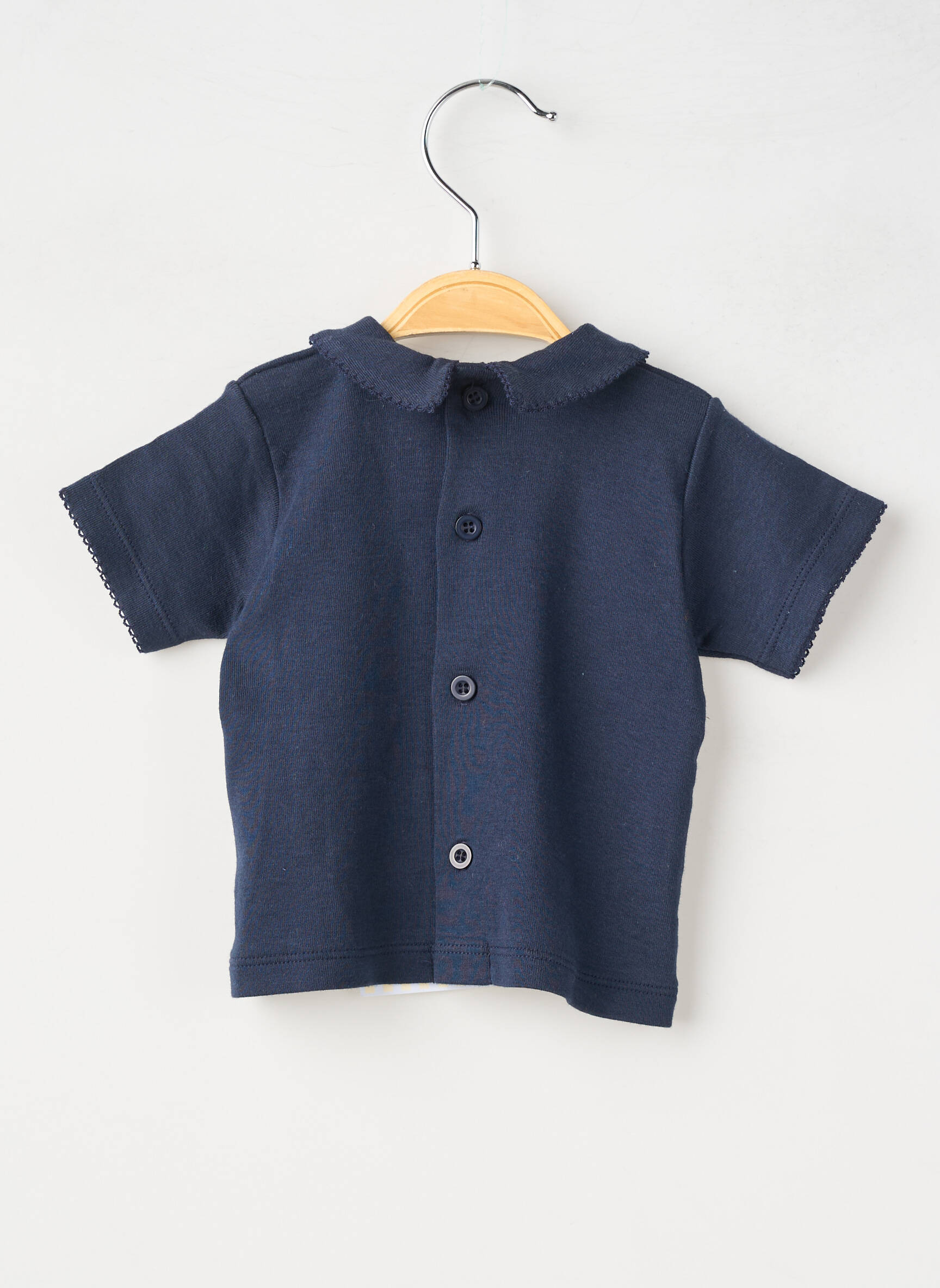 Polo mâneci scurte albastru PETIT BATEAU copil