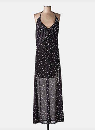 Rochie lungă fără mâneci fără mâneci negru LUMINA femeie