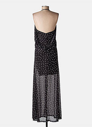 Rochie lungă fără mâneci fără mâneci negru LUMINA femeie