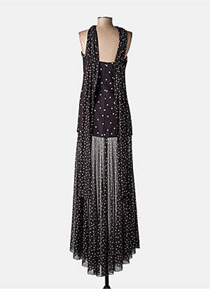 Rochie lungă fără mâneci fără mâneci negru LUMINA femeie
