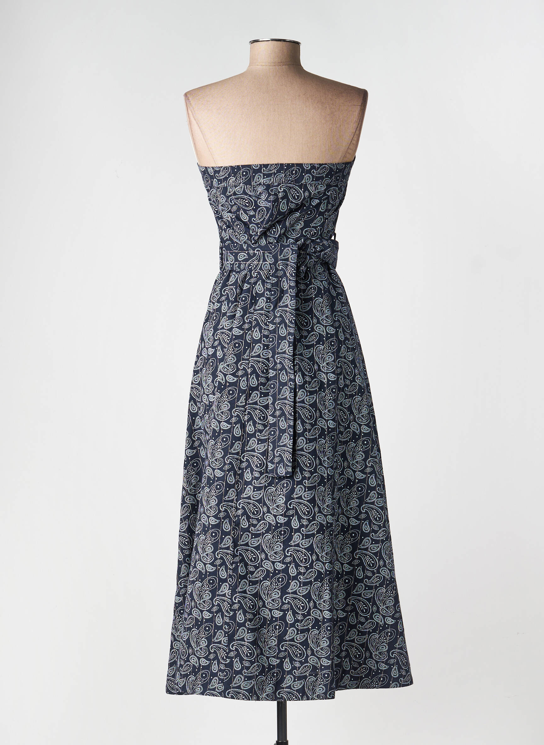 Rochie midi fără mâneci fără mâneci albastru LUMINA femeie