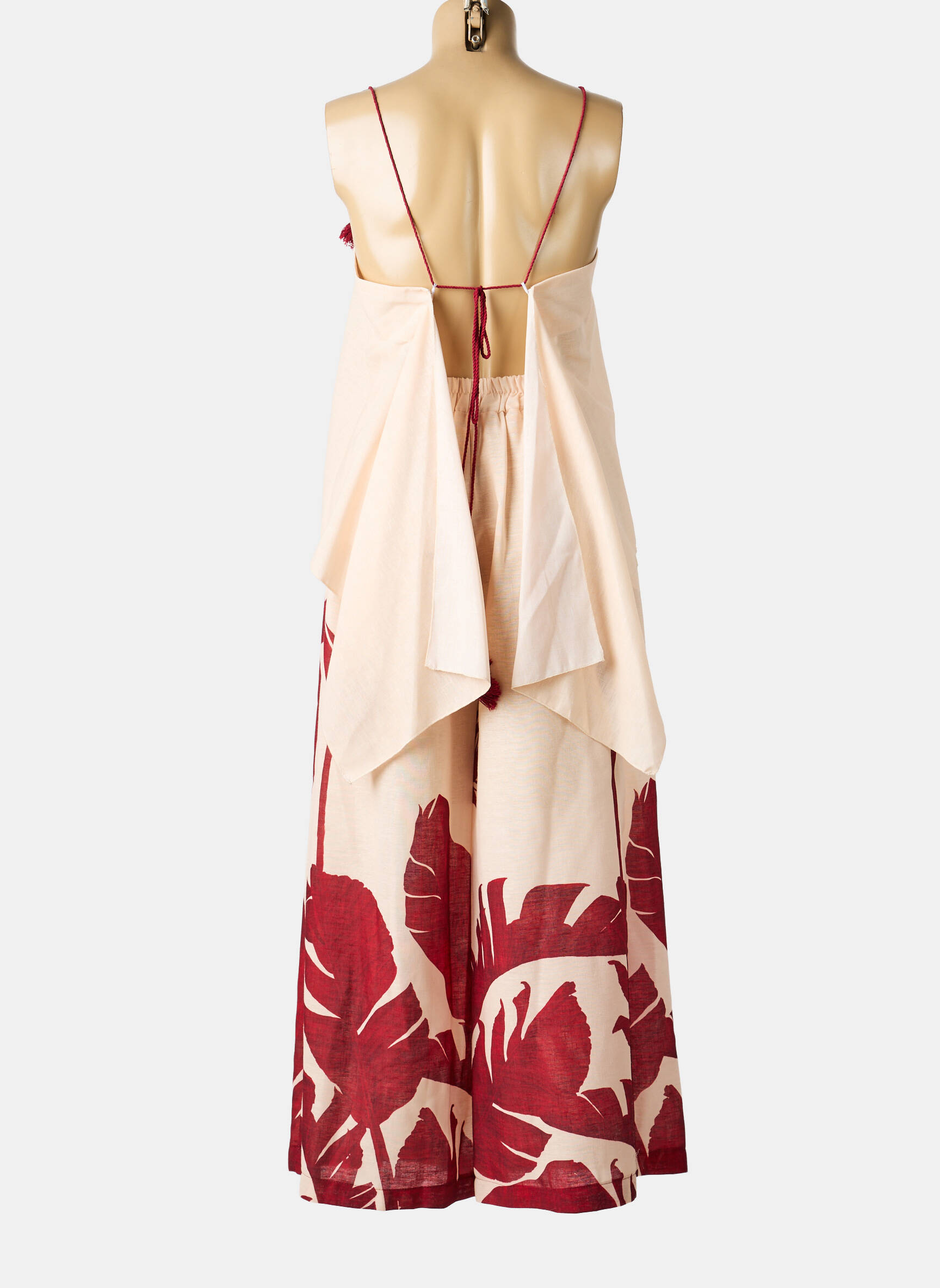 Set pantaloni lejer bej LUMINA femeie