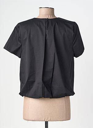 Top elasticitate mâneci scurte negru ALTAMIRA femeie