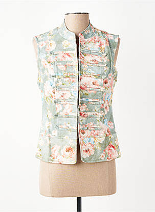 Jachete casual guler rotund verde LUMINA femeie