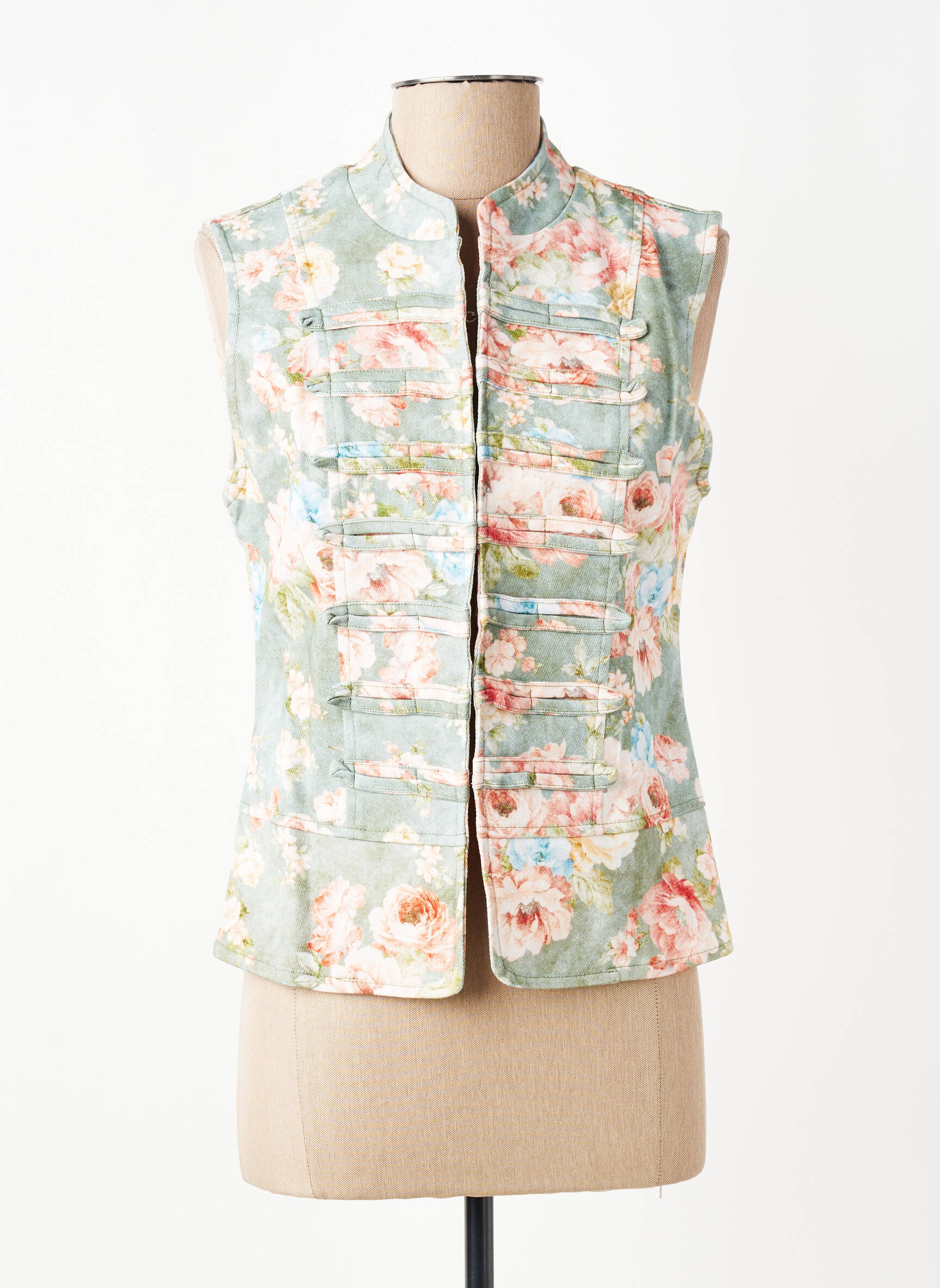 Jachete casual guler rotund verde LUMINA femeie