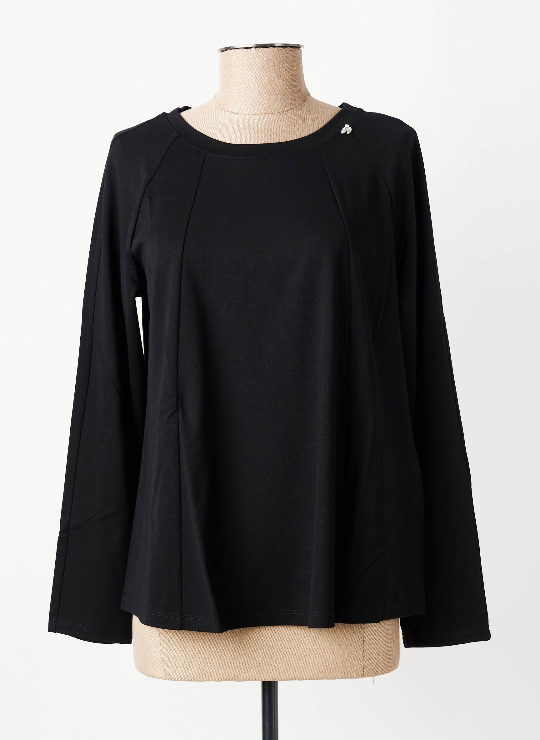Tricou mâneci lungi mâneci lungi negru DIANA GALLESI femeie
