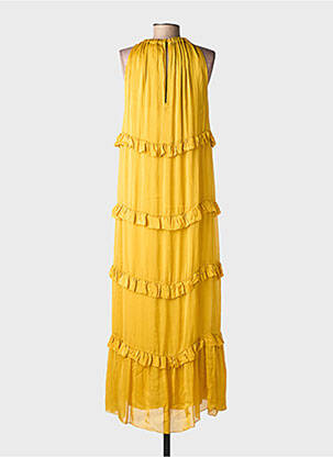 Rochie lungă fără mâneci fără mâneci verde KING KONG femeie