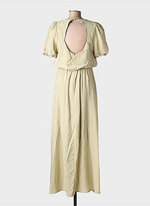 Rochie lungă mâneci scurte mâneci scurte verde ALTAMIRA femeie