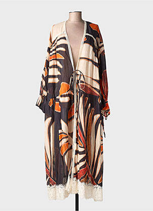 Jachete kimono imprimeu fantezie negru LUMINA femeie