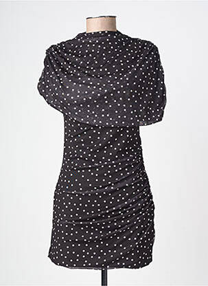 Rochie scurtă mâneci scurte mâneci scurte negru LUMINA femeie