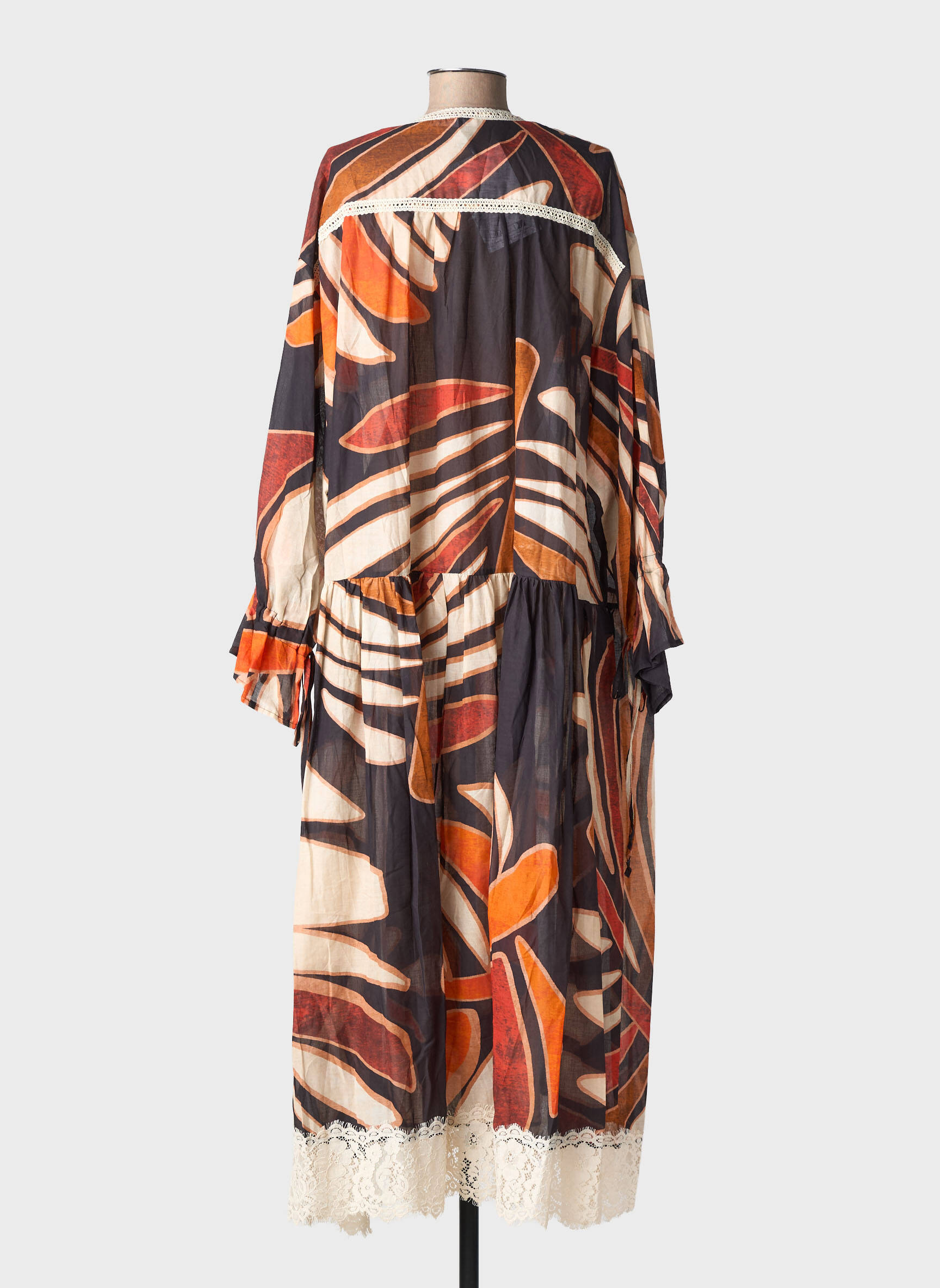Jachete kimono imprimeu fantezie negru LUMINA femeie
