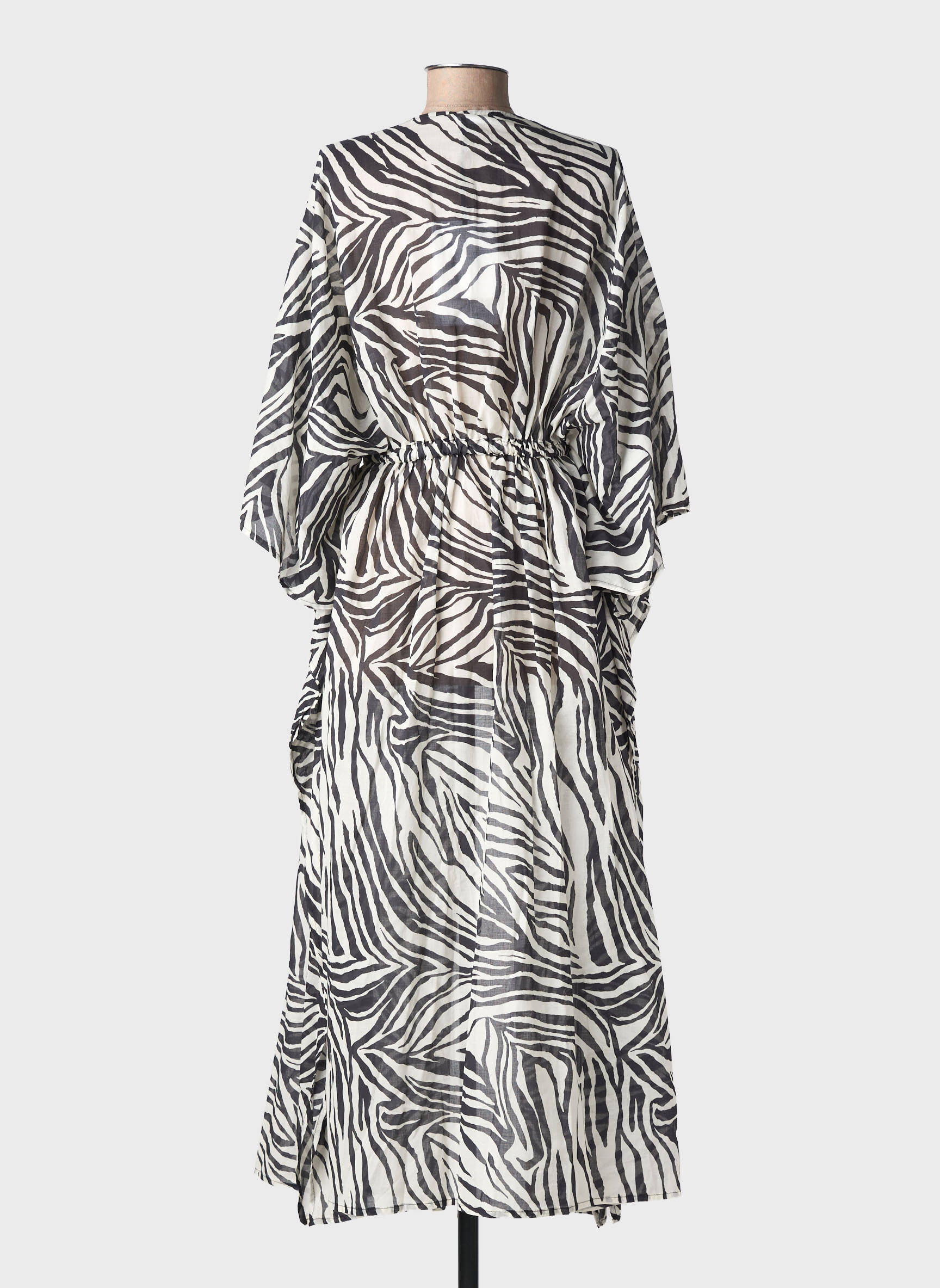 Jachete kimono guler în v negru LUMINA femeie