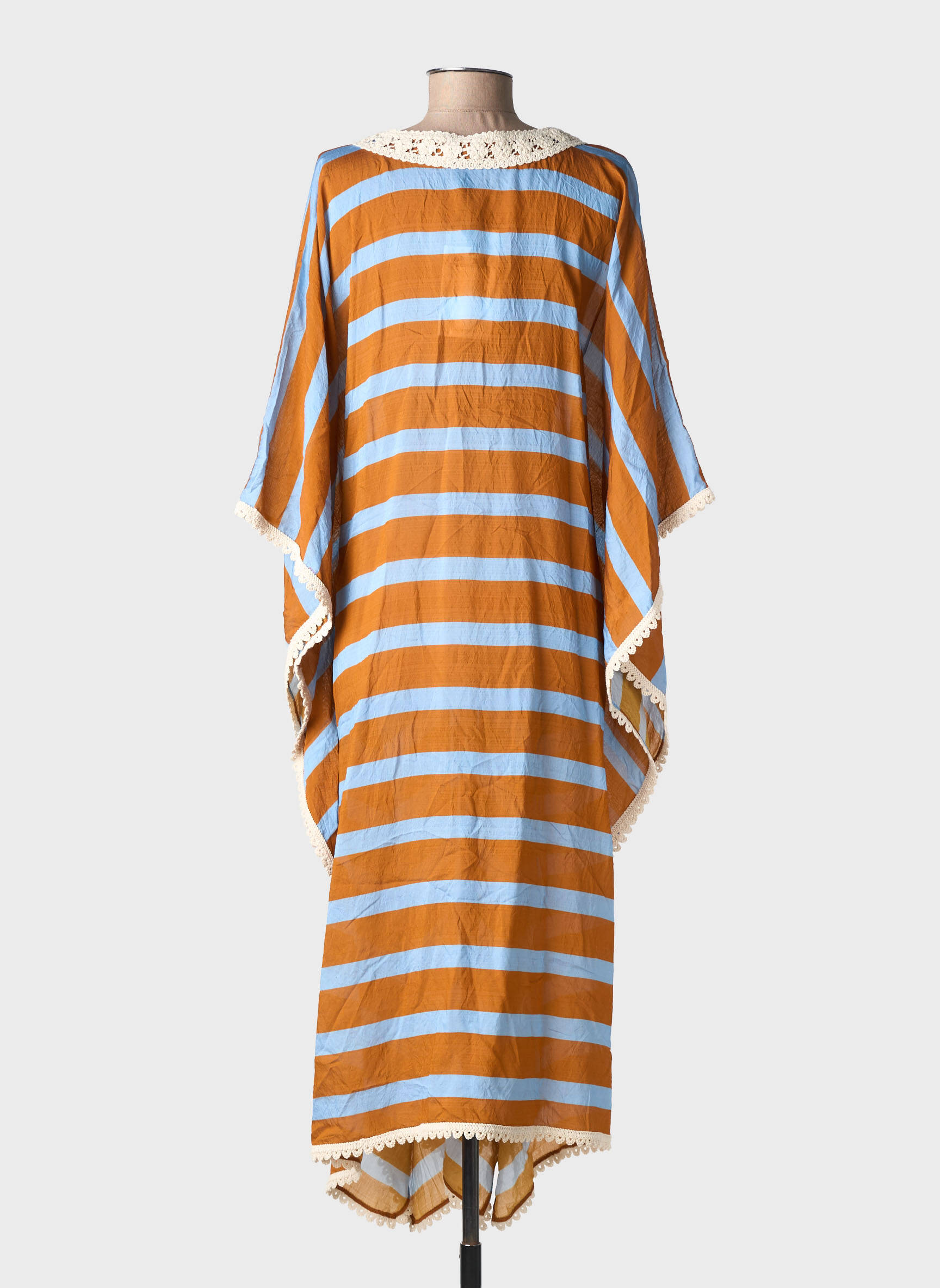Rochie de plajă croială fluidă maro ALTAMIRA femeie