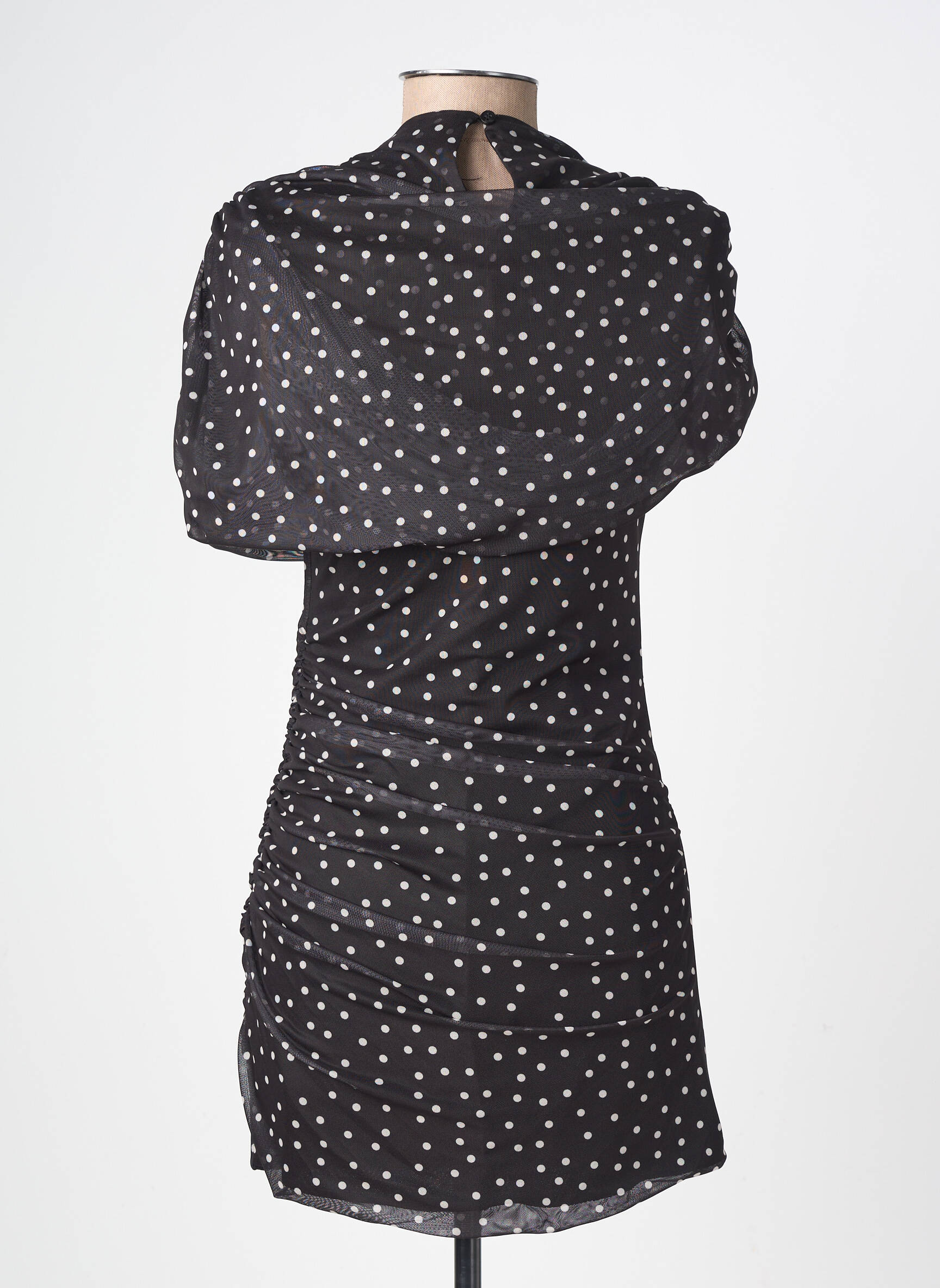 Rochie scurtă mâneci scurte mâneci scurte negru LUMINA femeie