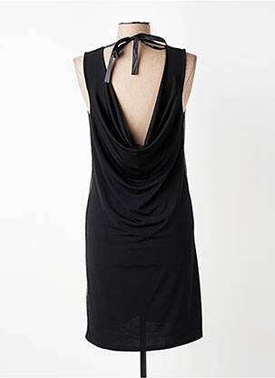 Rochie midi fără mâneci fără mâneci negru FILLE A SUIVRE femeie
