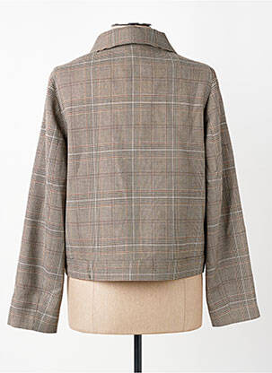 Jachete casual finisaj interior dublat maro LA FEE MARABOUTEE femeie