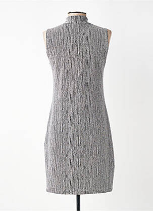 Rochie midi fără mâneci fără mâneci argintiu SCARLET ROOS femeie