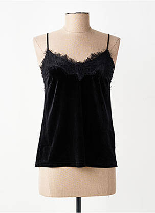Top elasticitate fără mâneci negru CREAM femeie