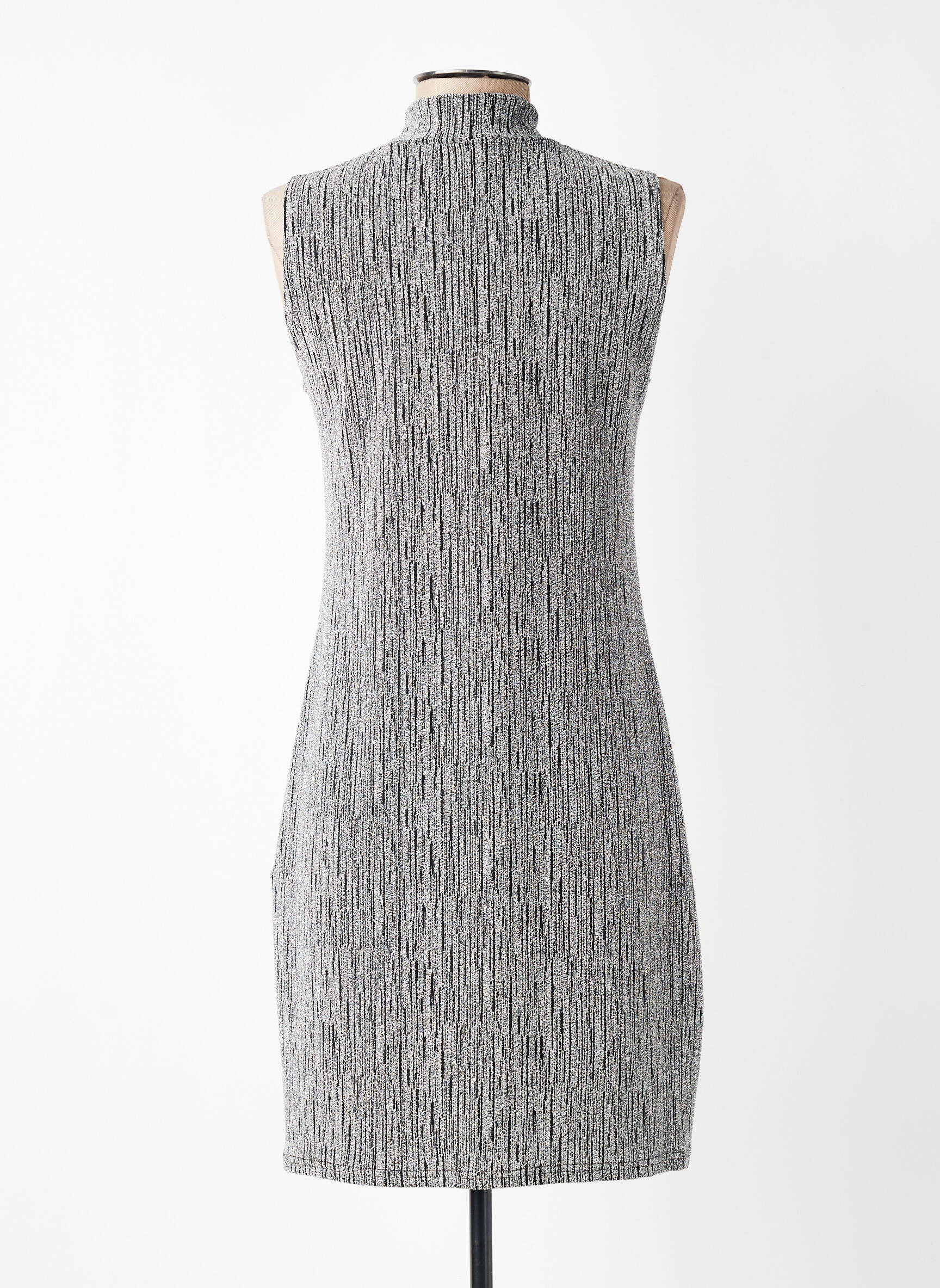 Rochie midi fără mâneci fără mâneci argintiu SCARLET ROOS femeie