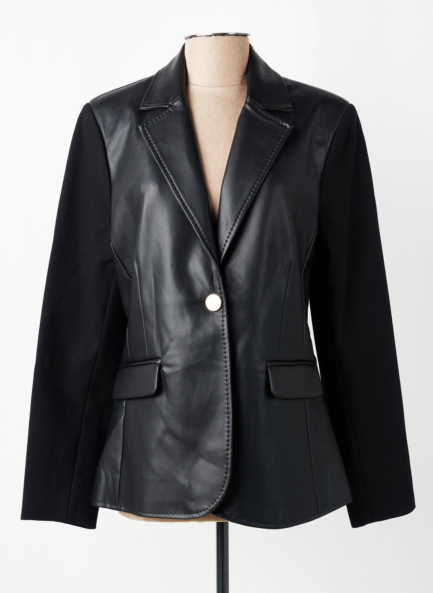 Sacou finisaj interior dublat negru LOLA CASADEMUNT femeie