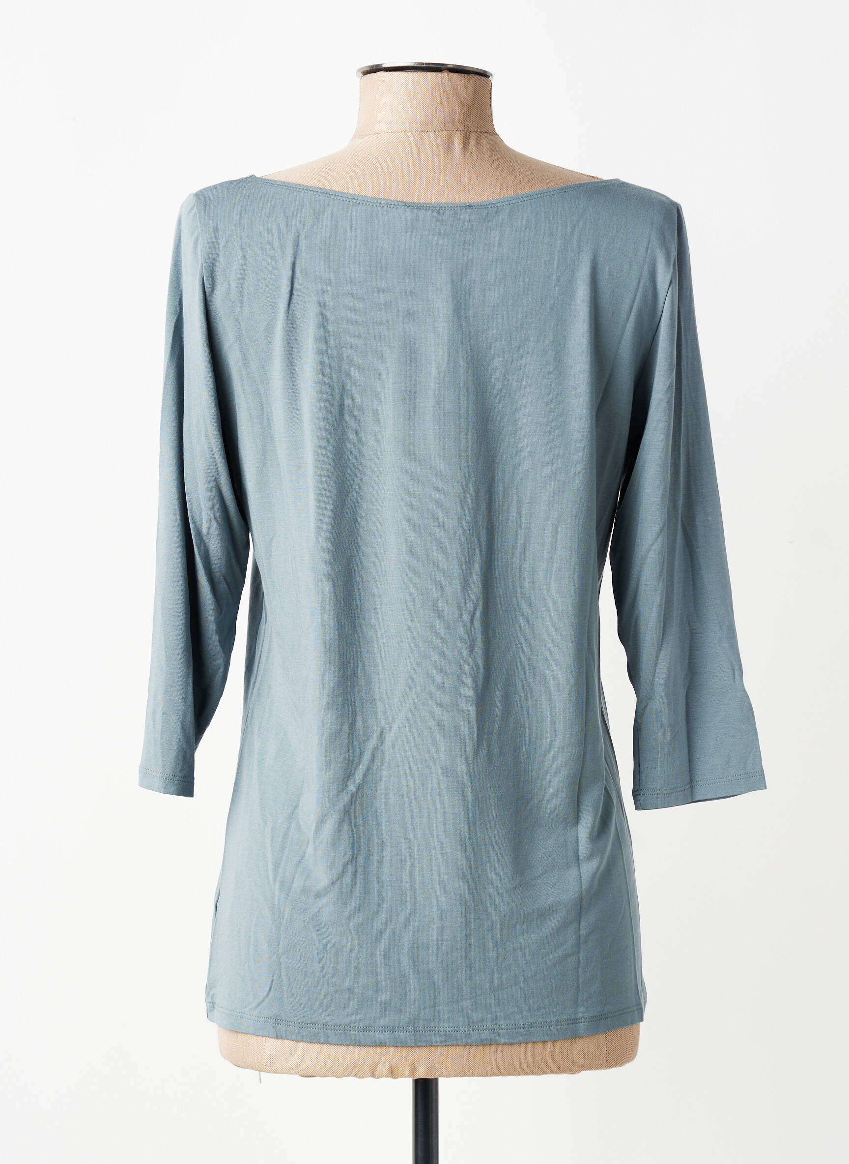 Tricou mâneci 3/4 mâneci 3/4 albastru SARAH PACINI femeie
