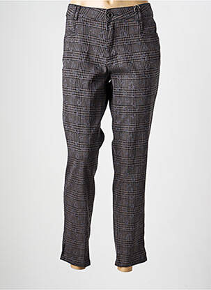Pantalon slim elasticitate mărime normală negru PARA MI femeie