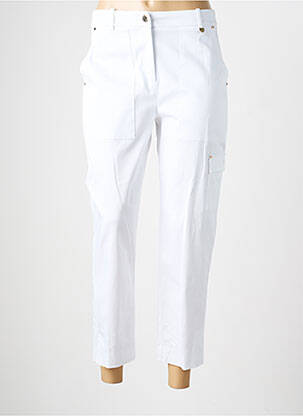 Pantalon 7/8 elasticitate mărime normală alb LOLA CASADEMUNT femeie
