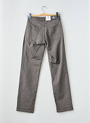 Pantalon drept elasticitate mărime normală gri PARA MI femeie