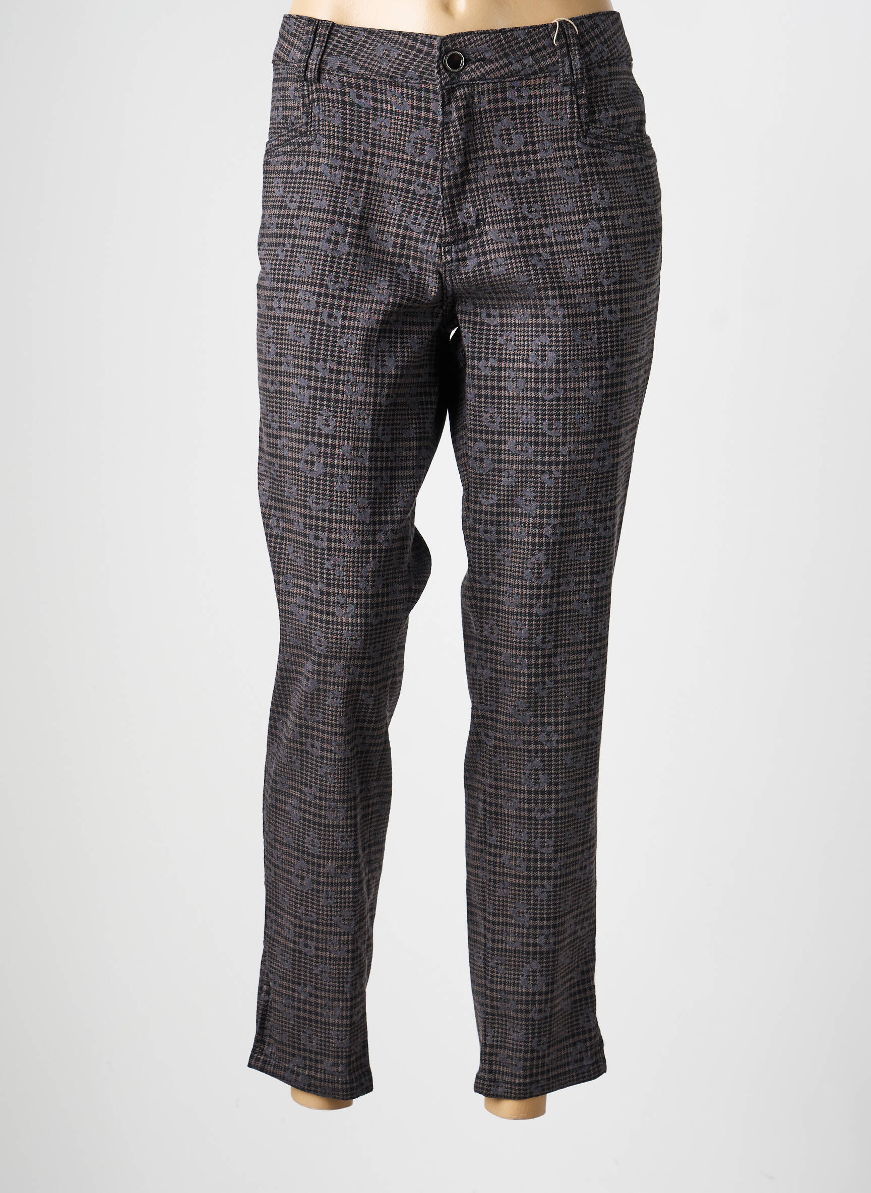 Pantalon slim elasticitate mărime normală negru PARA MI femeie