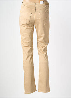 Pantalon drept elasticitate talie înaltă bej KANOPE femeie