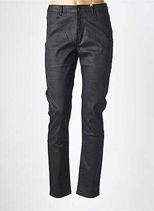 Pantalon slim țesătură acoperită mărime normală negru KANOPE femeie