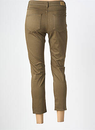 Pantalon 7/8 elasticitate verde KANOPE femeie