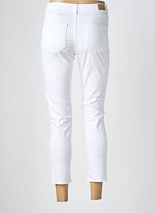 Pantalon 7/8 elasticitate mărime normală alb KANOPE femeie