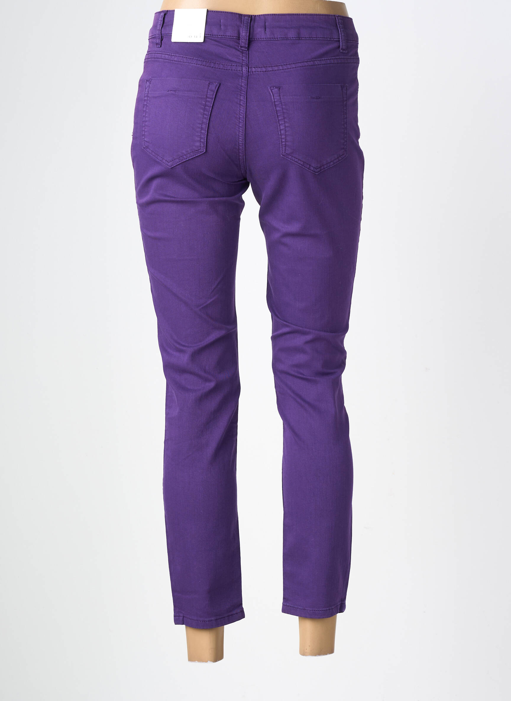 Blugi cu croială slim elasticitate mărime normală violet OUI femeie