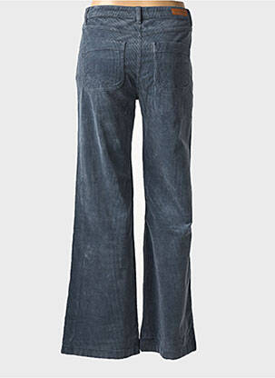 Pantalon evazat elasticitate talie înaltă gri HAPPY femeie