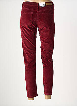 Pantalon slim elasticitate mărime normală roșu F.A.M. femeie