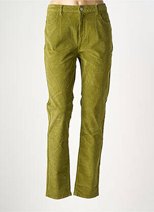 Pantalon slim elasticitate mărime normală verde KANOPE femeie