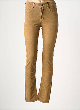 Pantalon slim conic mărime normală maro CIMARRON femeie