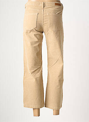 Pantalon 7/8 elasticitate mărime normală bej HAPPY femeie