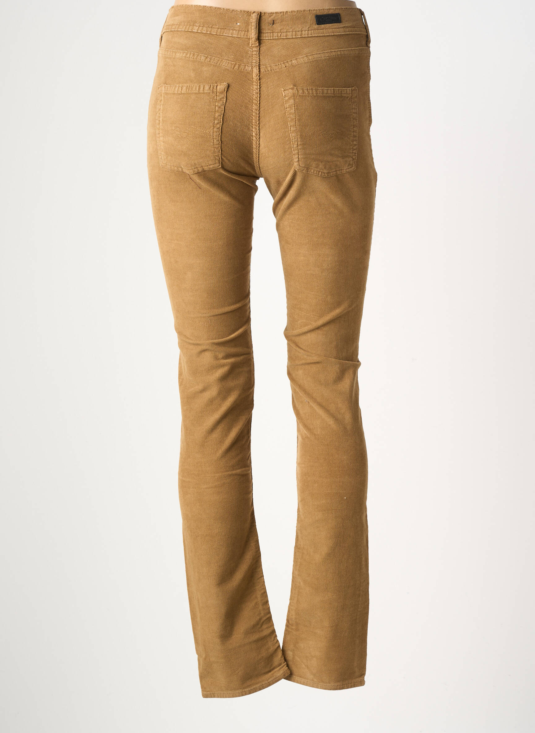 Pantalon slim conic mărime normală maro CIMARRON femeie