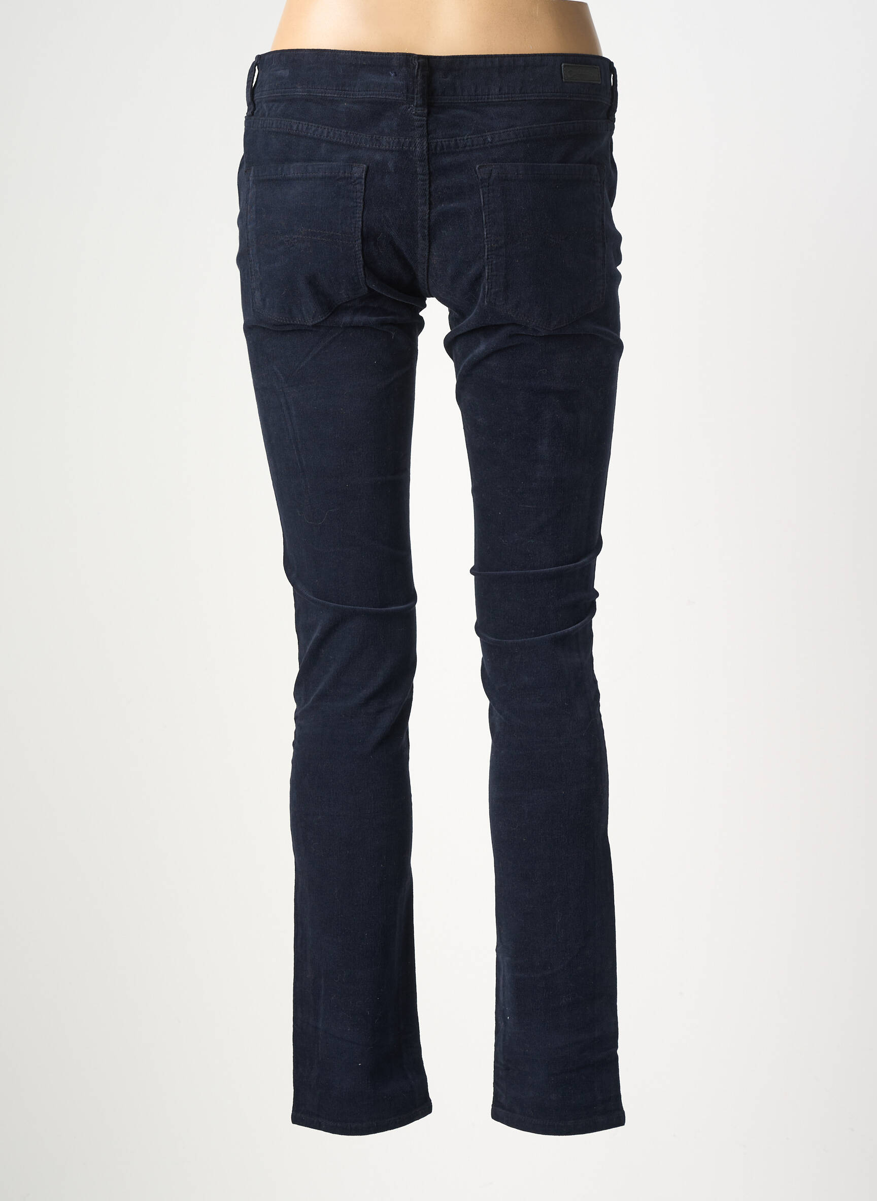 Pantalon slim conic mărime normală albastru CIMARRON femeie