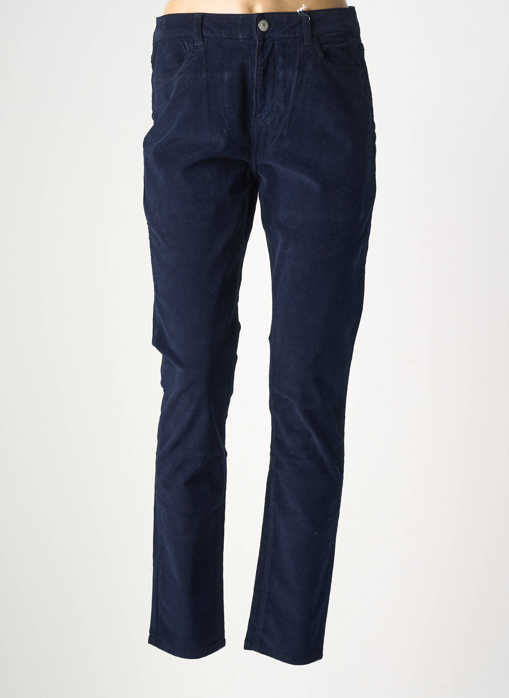 Pantalon slim elasticitate mărime normală albastru KANOPE femeie