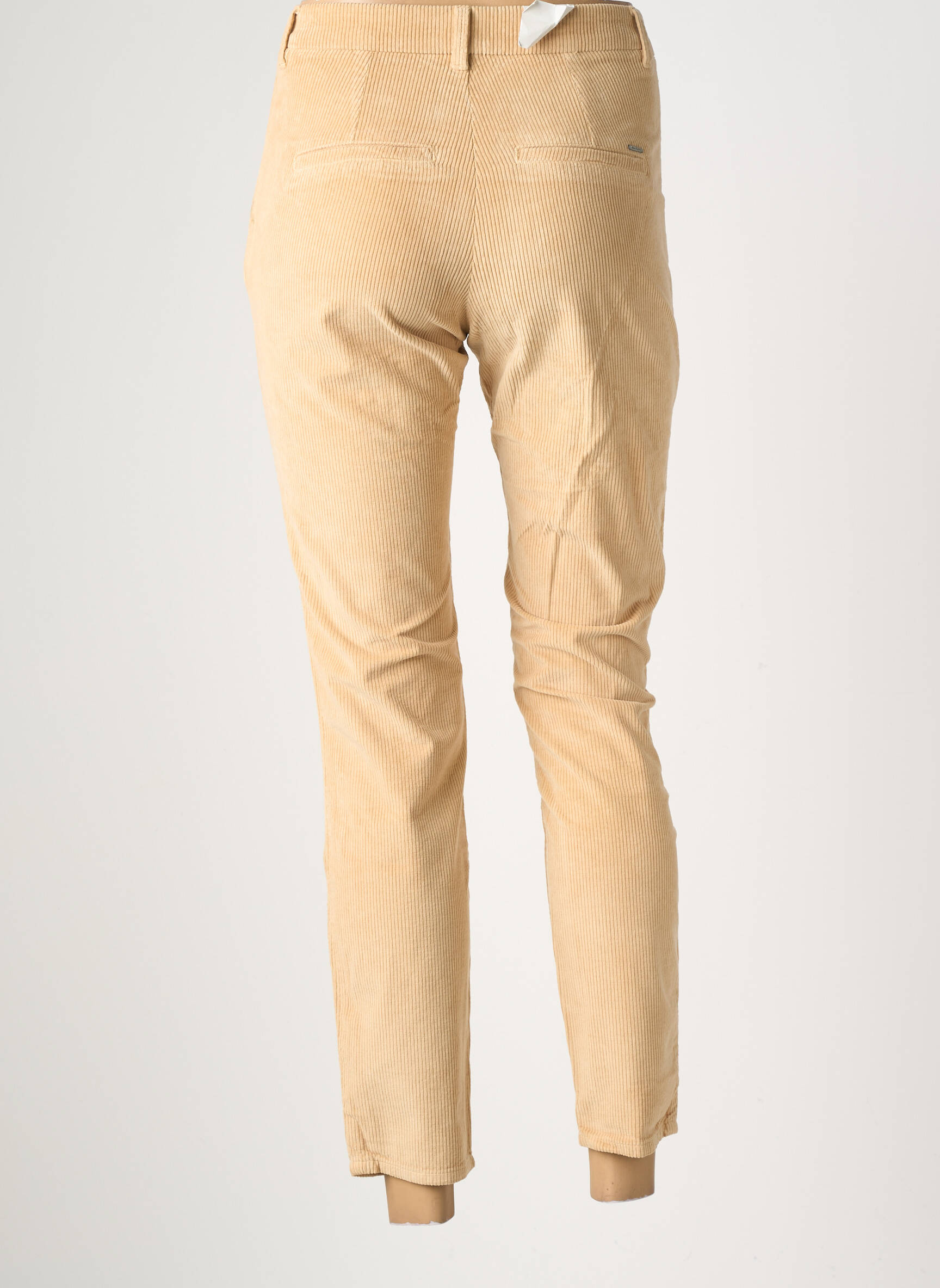 Pantalon chino elasticitate mărime normală bej KANOPE femeie