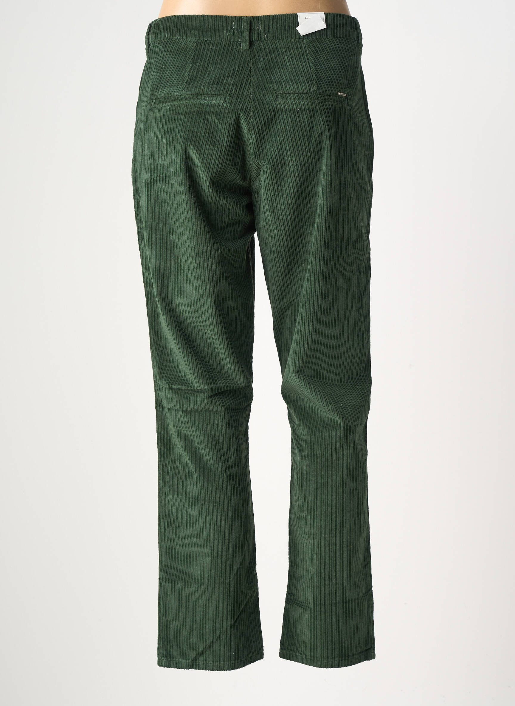 Pantalon chino elasticitate mărime normală verde KANOPE femeie