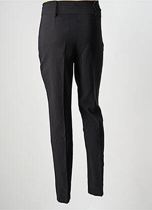 Pantalon slim talie înaltă talie înaltă negru STUDIO PARISIEN femeie