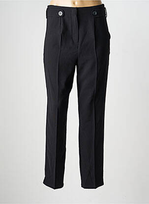 Pantalon drept țesătură crep talie înaltă negru SCHOOL RAG femeie