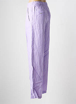 Pantalon larg țesătură crep mărime normală violet STREET ONE femeie