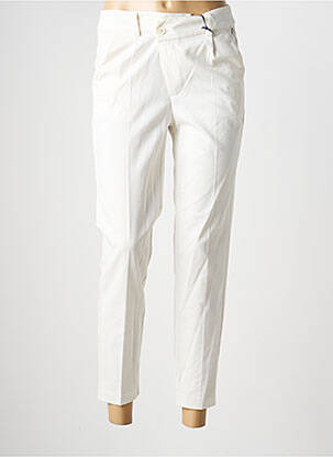 Pantalon 7/8 talie cu cleme mărime normală bej FREEMAN T.PORTER femeie