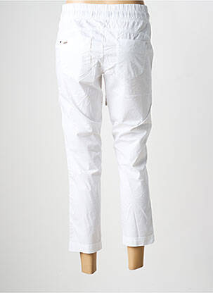 Pantalon 7/8 talie elastică mărime normală alb STREET ONE femeie