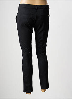 Pantalon 7/8 talie cu cleme mărime normală negru REIKO femeie